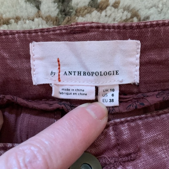Anthropologie cotton blend cropped pant - Picture 2 of 4